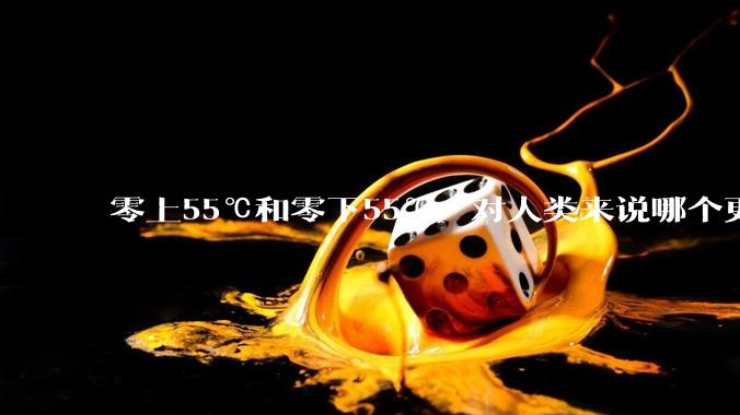 零上55℃和零下55℃，对人类来说哪个更难以适应？